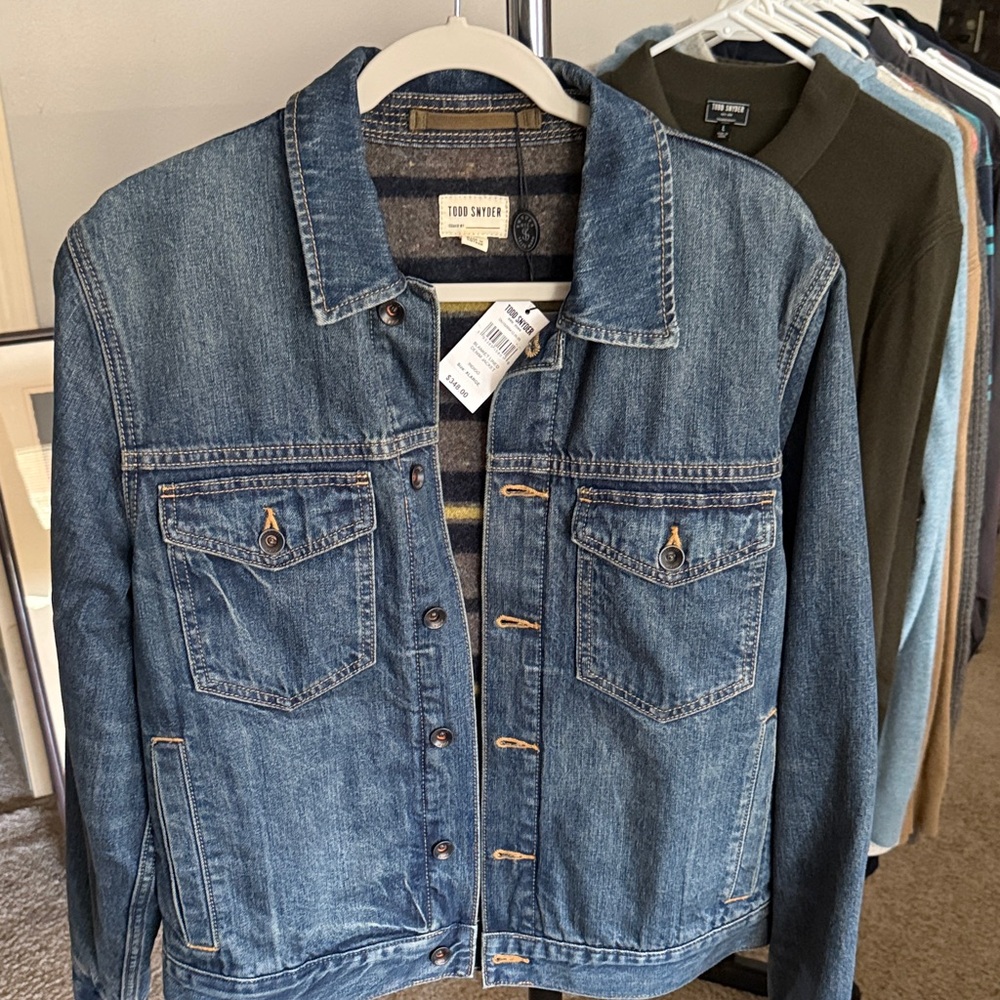 NWT Todd Snyder Indigo Denim Jacket